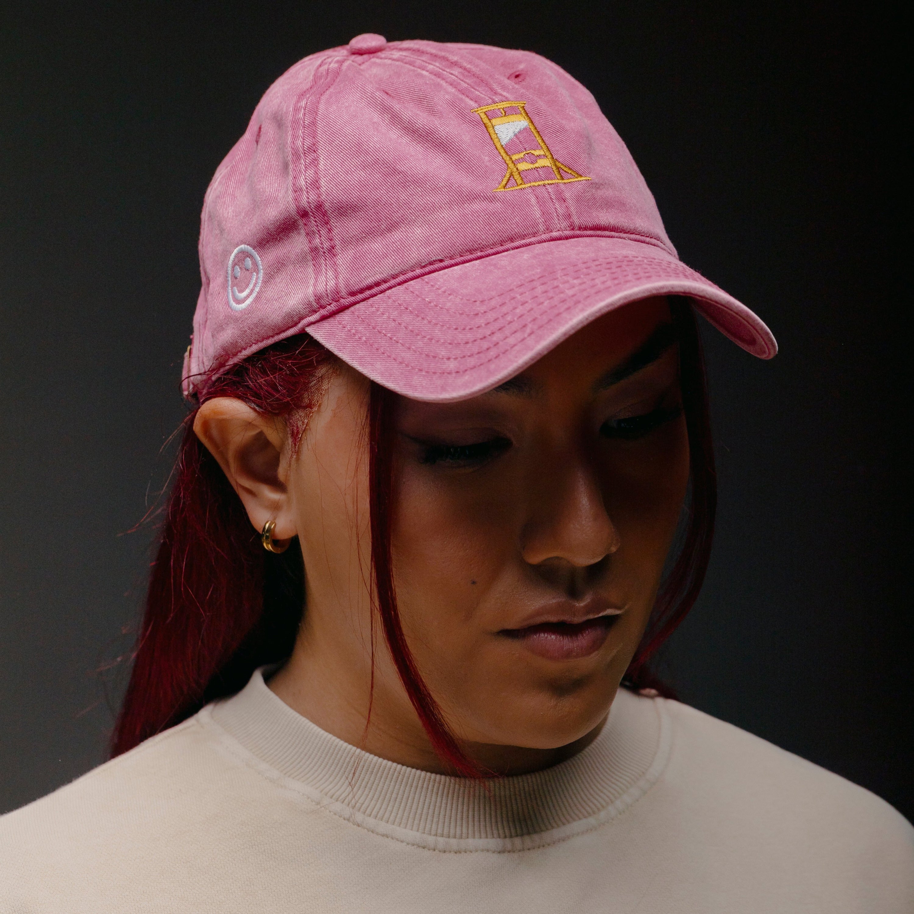 THE CARTER CAP: PINK ACID WASH