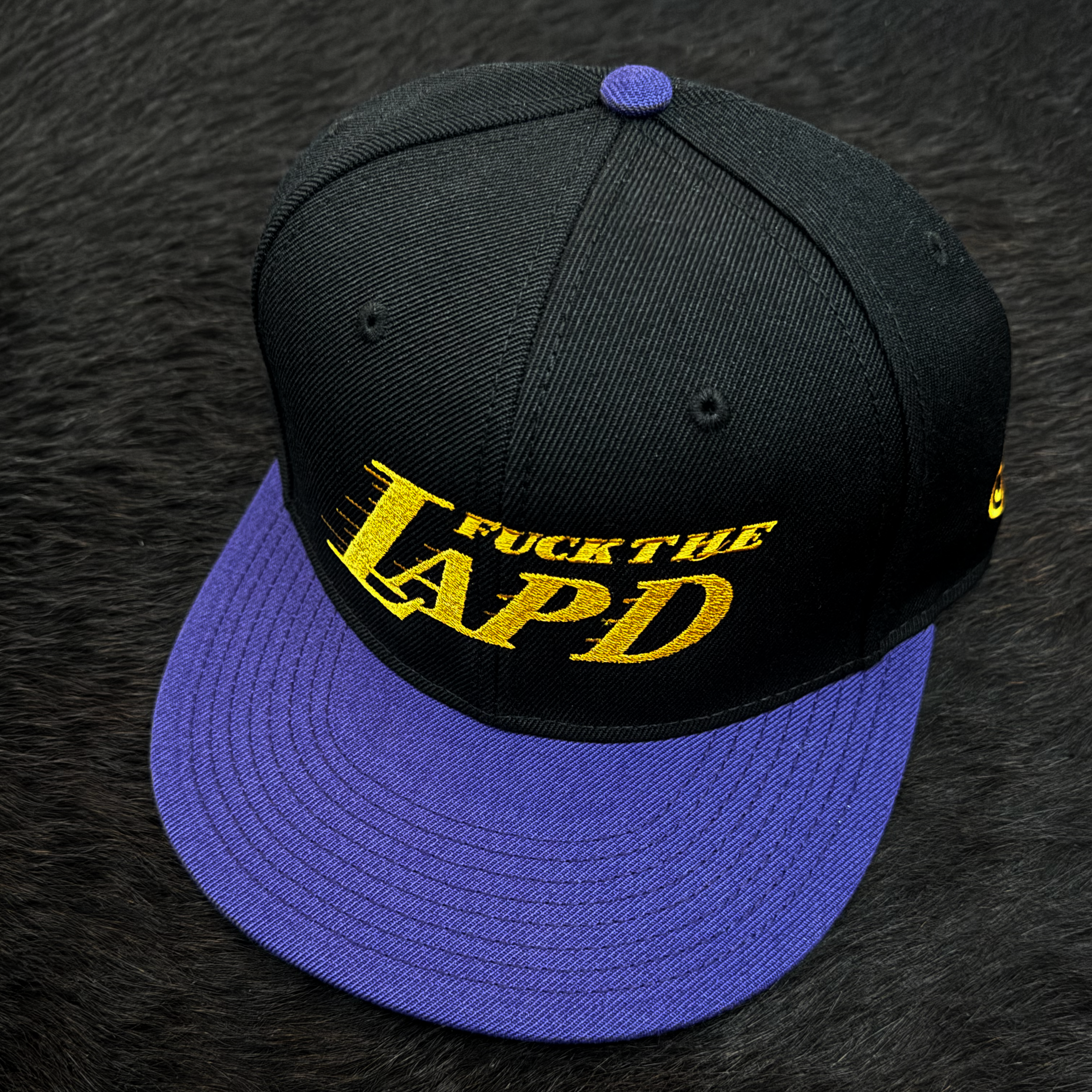 FUCK THE LAPD SNAPBACK CAP